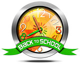 Back to School - Metal Icon
