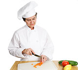 Chef Preparing Vegetables