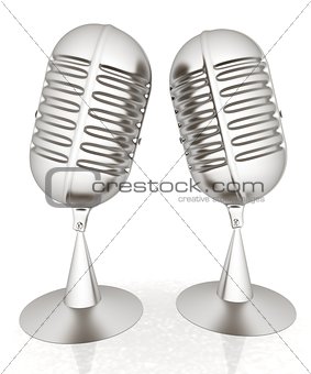 metal microphones