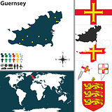 Map of Guernsey