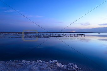 Israel. Dead sea. Dawn.