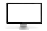 computer monitor with blank screen