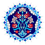 artistic ottoman pattern series seventy