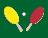 two tennis rackets