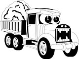 Cartoon lorry car