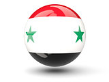 Round icon of flag of syria