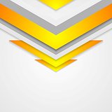 Abstract corporate background with arrows elements