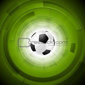 Sport tech football background