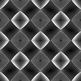Design seamless monochrome geometric diamond pattern