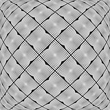 Design warped monochrome geometric pattern