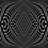 Design symmetric lacy warped pattern