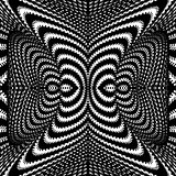 Design monochrome whirl movement illusion background