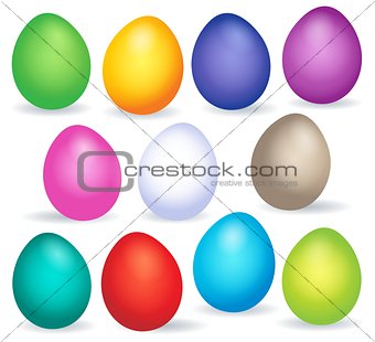 Easter eggs thematic image 6