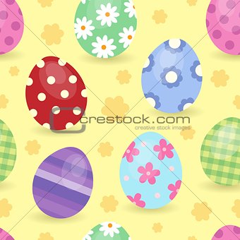 Easter theme seamless background 1