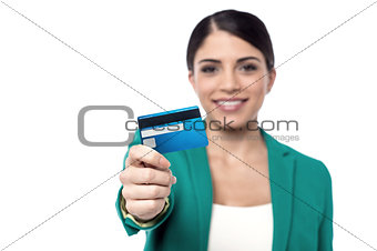 Here is your new credit card !