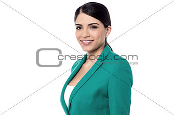 Attravctive young business woman