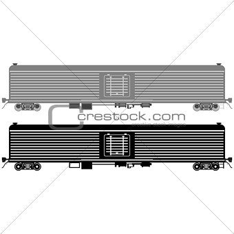 Railway wagon refrigerated
