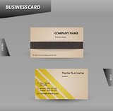 modern design cardboard business card vector template