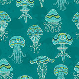 Decorative jellyfish in sea