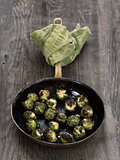  rustic roasted brussels sprout