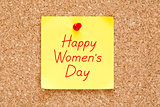 Happy Womens Day Sticky Note