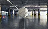 sphere in the parking