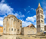 Zadar cathedral famous landmark of Croatia