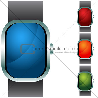 Wristband Button Icon Set