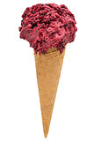 flavored ice cream berries