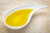 olive oil in small side dish bowl