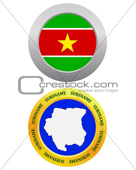 button as a symbol Suriname