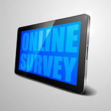 tablet Online Survey