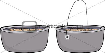 Boiling Soup in Isolated Pots