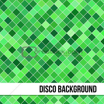 Abstract Background of Green Rombus