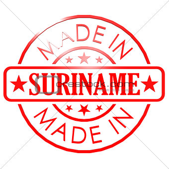 Made in Suriname red seal
