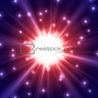 Abstract glowing vector background