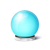 Isolated vector magic spiritual ball