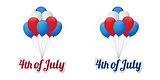 Independence day balloons