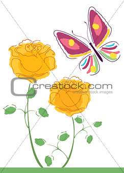 butterflies and flowers 7