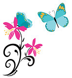 butterflies and flowers 8
