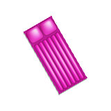 Air mattress in purple design