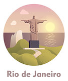 Travel destination Rio de Janeiro icon