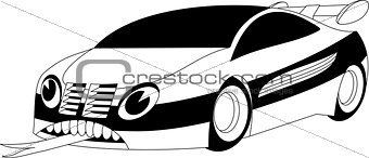 Cartoon car