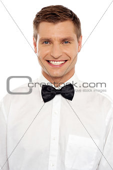 Handsome young smiling well dressed guy