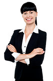 Portrait of a confident businesswoman smiling
