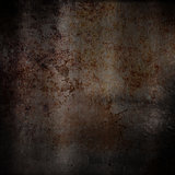 Scratched grunge rusty metal background