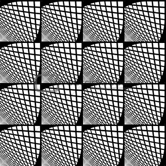 Design seamless checked geometric pattern