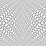Design symmetric lacy diagonal warped pattern