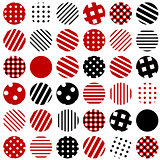 Patterned circles background