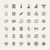 Set of 36 Medical Icons